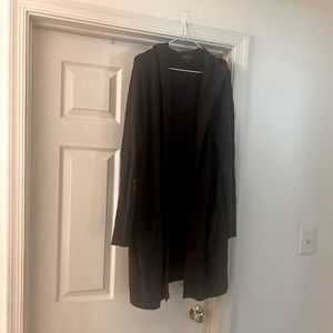 Barefoot Dreams CozyChic Long Cardi with Hood